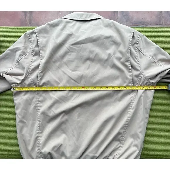 Polo Ralph Lauren Mens Bi-Swing Windbreaker Jacket Color Khaki Size Medium - Picture 14 of 14